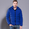 custom 2021 popular high quality solid color fashion puffer jacket for men